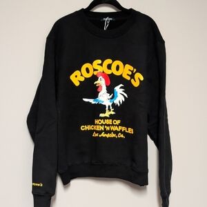 Madhappy Black Roscoe's Graphic Sweatshirt